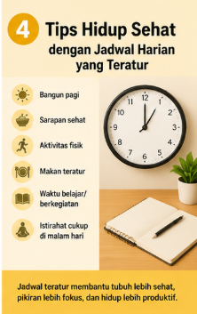 Tips Hidup Sehat dengan Jadwal Harian yang Teratur